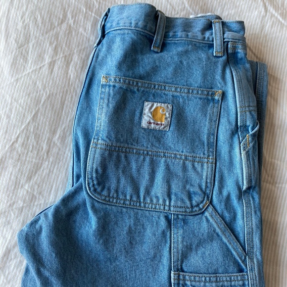 Carhartt WIP, Single Knee Pant - Denim, Blue (Stone Bleached), 29 x 32